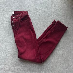 Cotton Citizen Burgundy Jeans